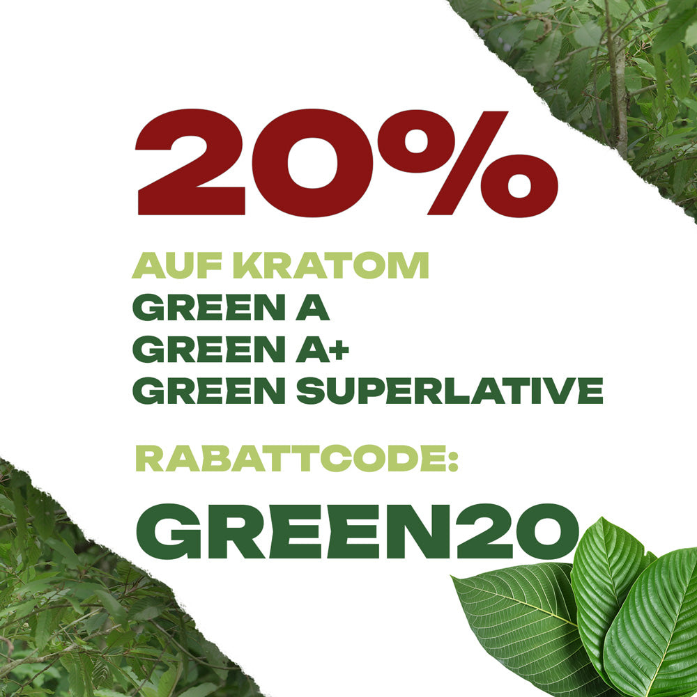 🔥  April-Aktion: 20% auf alle Green A+, Green A & Green Superlative*