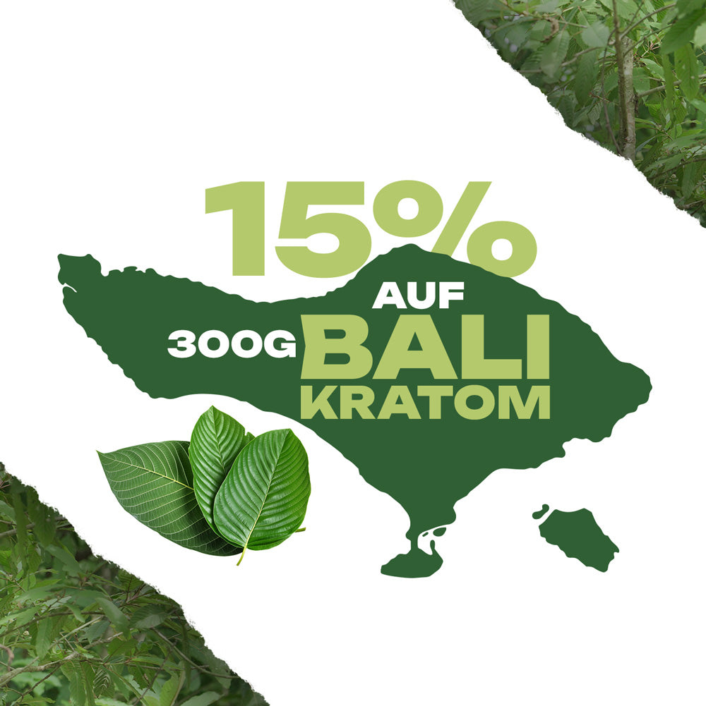 👉 Januar-Angebot: 15% auf 300g Bali Kratom