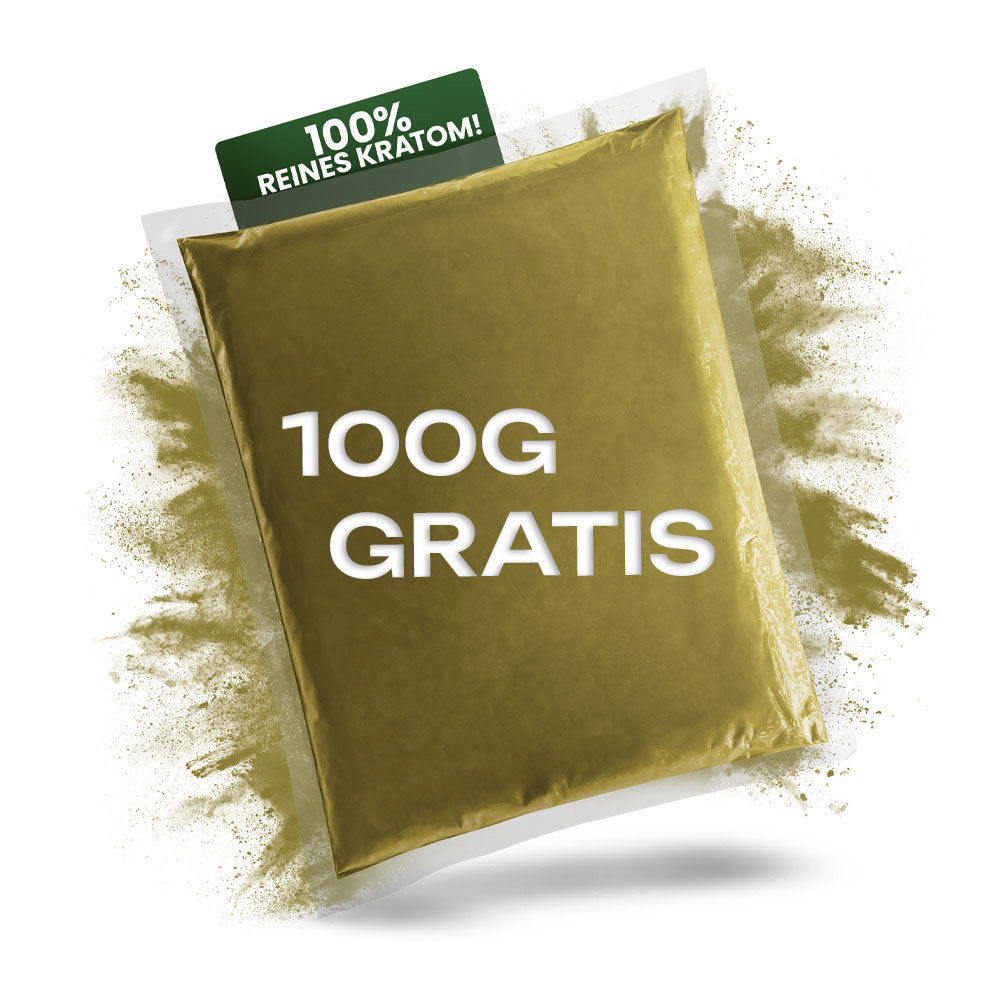 👉 November-Angebot: Gratis 100g Kratom als Überraschung ab 100€ Bestellwert!*