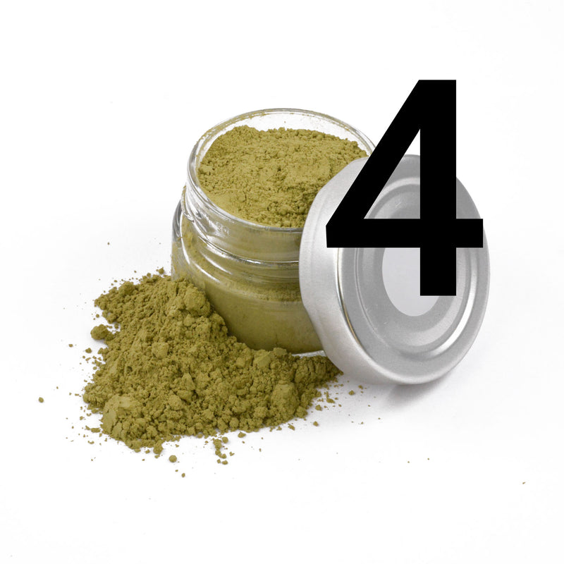 Muster 4 Gläser Kratom