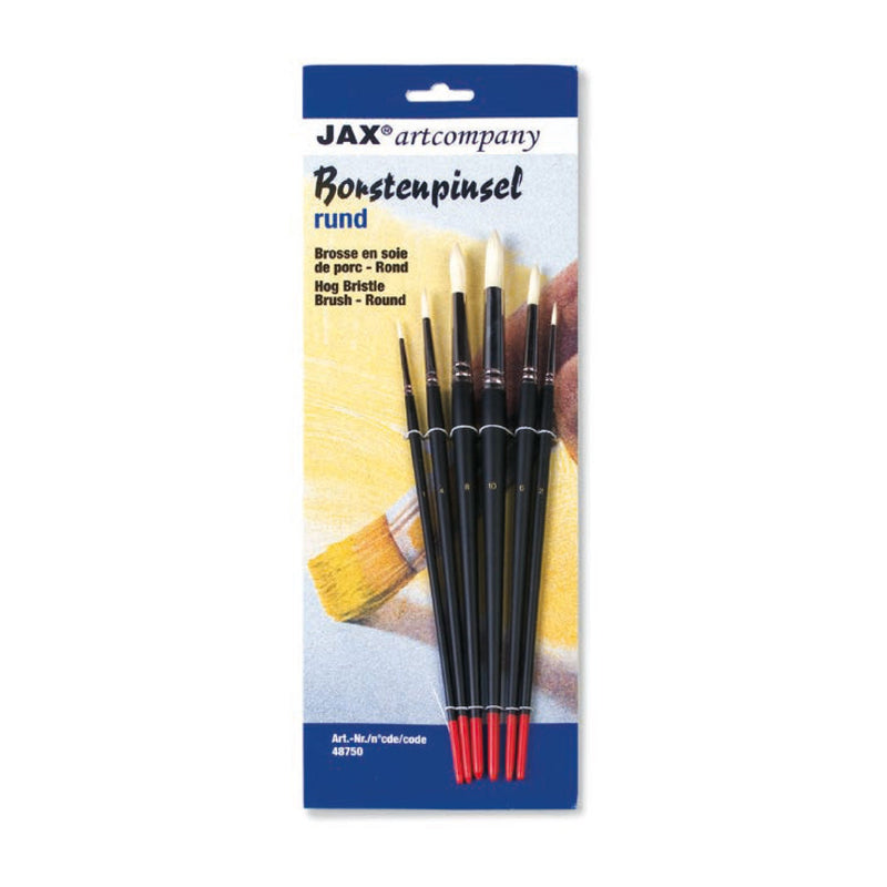 Borstenpinsel Set Rund